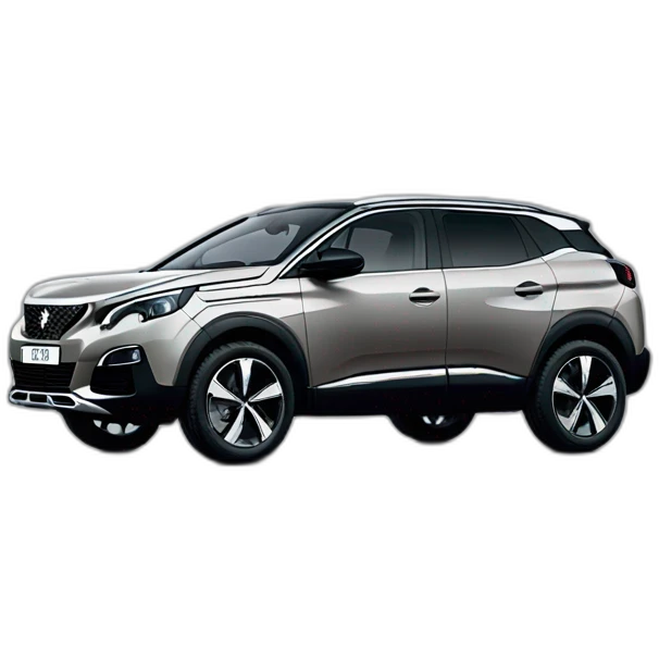 Peugeot 3008 gris emoji