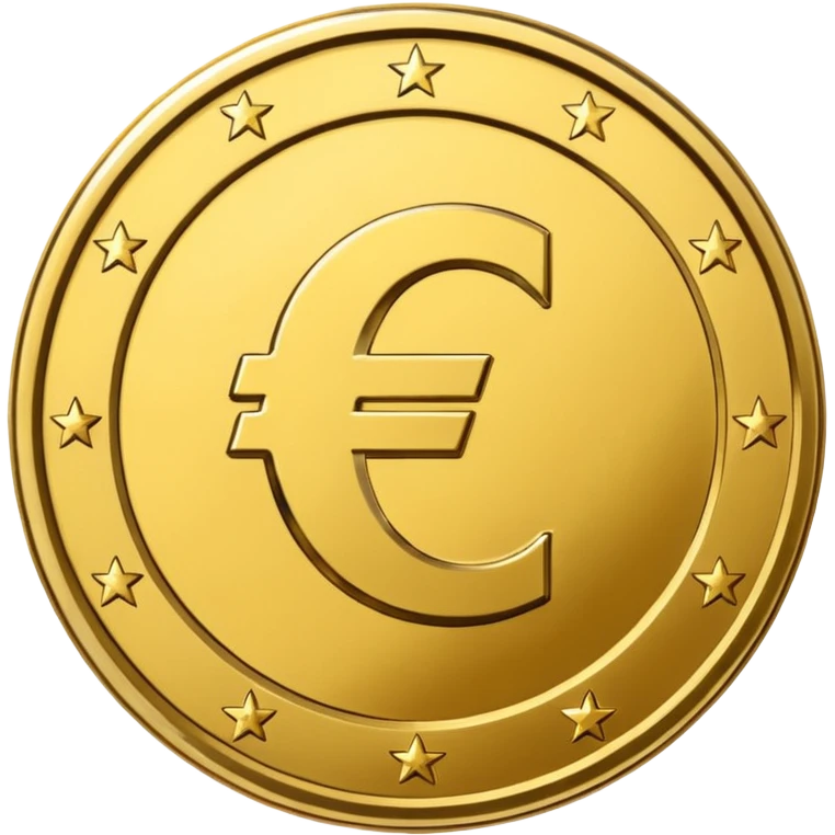 Euro coin emoji