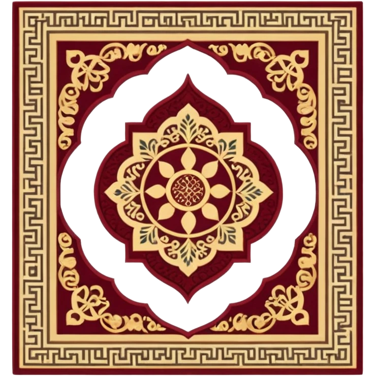 Tapis de prière emoji