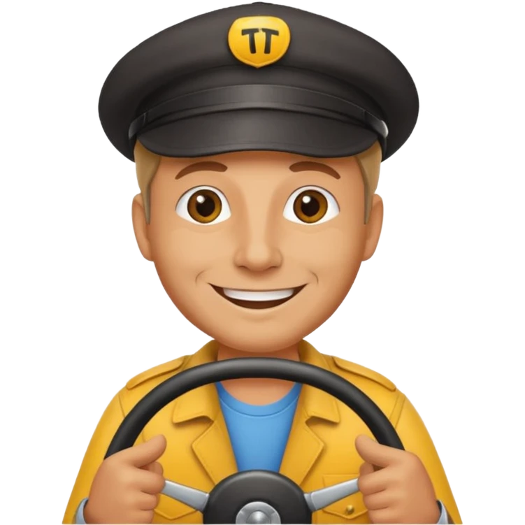 Taxi driver emoji
