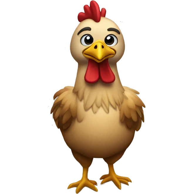 Chicken leader emoji