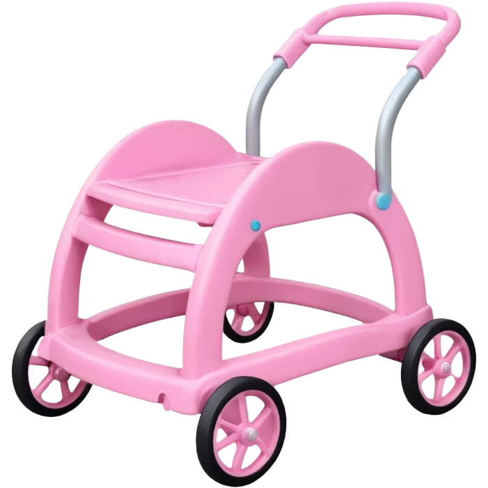 pink baby walker emoji