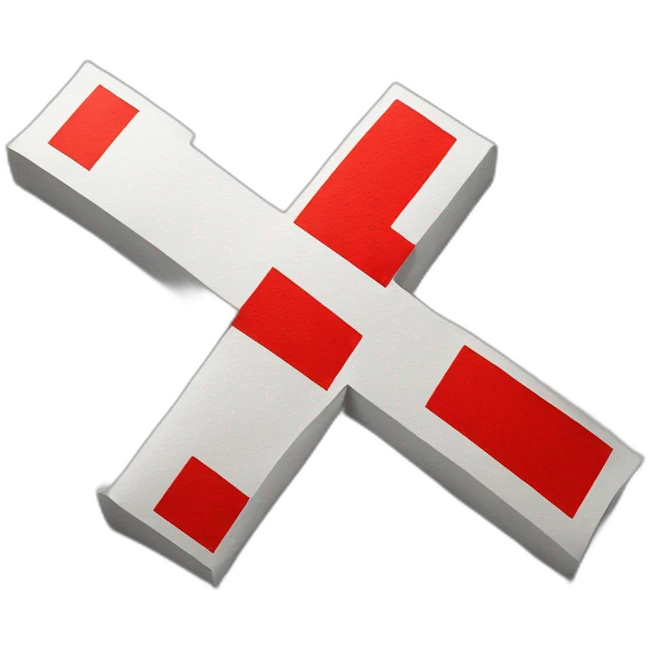 paper crossed out with a red cross emoji