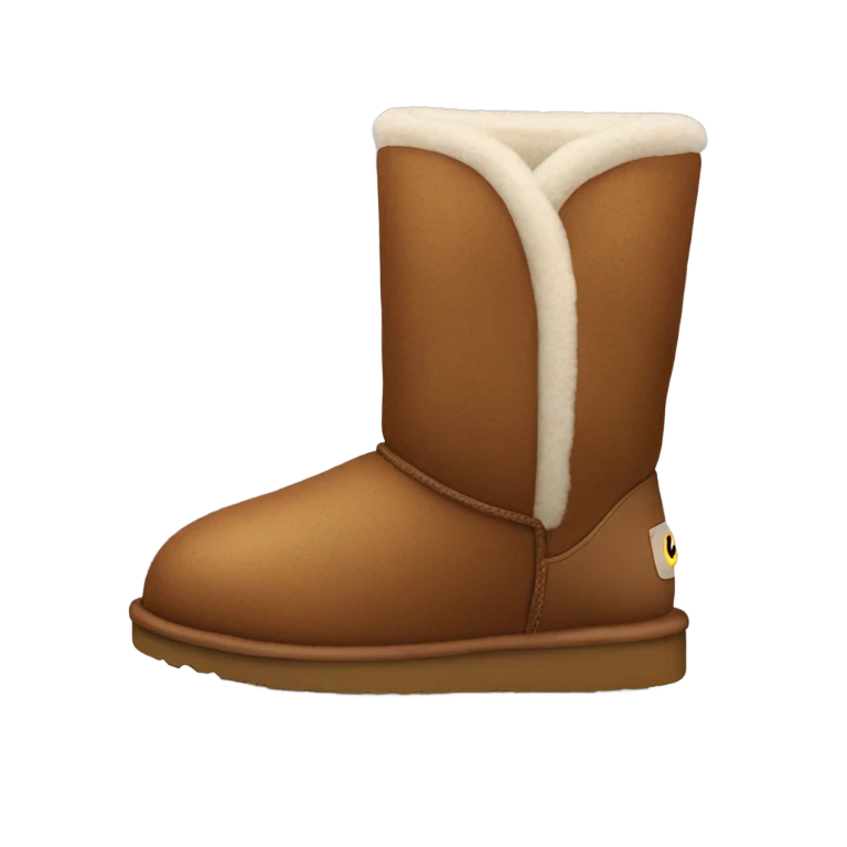 Brown ugg boots emoji