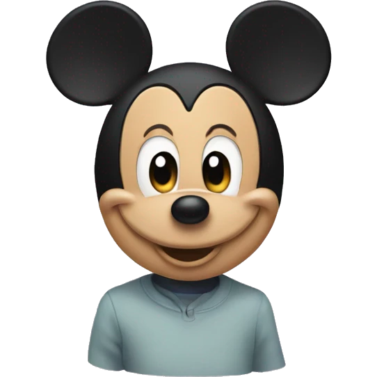 Mickey Mouse emoji