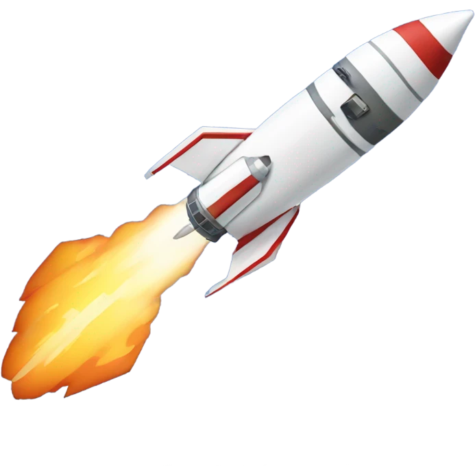 a satellite next to a rocket ship  emoji