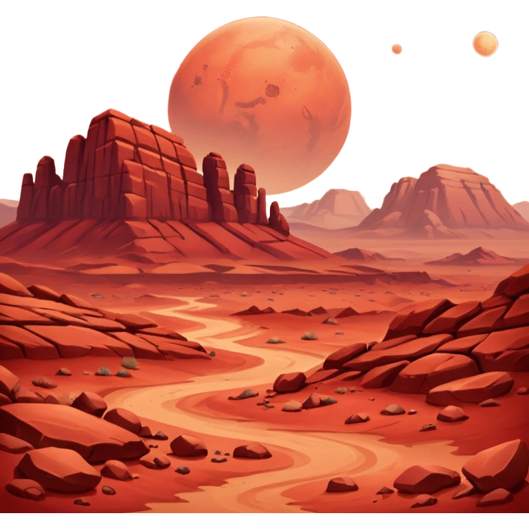 Mars planet emoji