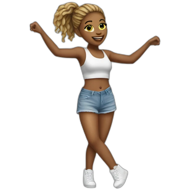 Danseuse de hip-hop  emoji
