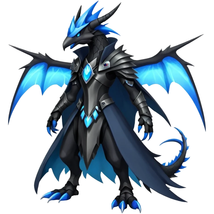 Punk’ish Edgy Futuristic Badass Dark Gothic Zekrom-Darkrai-Aurorus-Hybrid-Creature emoji