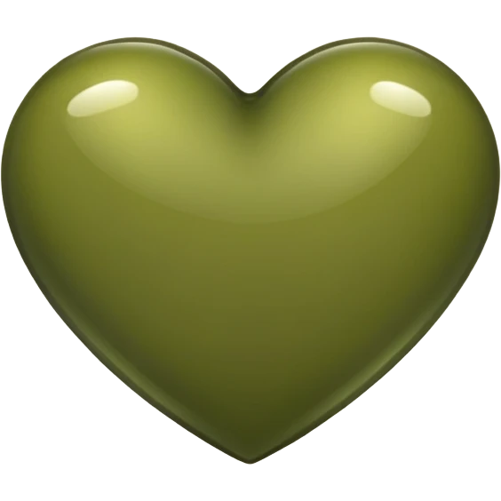 Make a olive green heart emoji