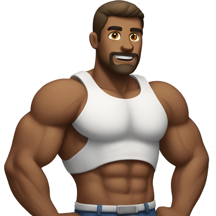 Muscular man emoji