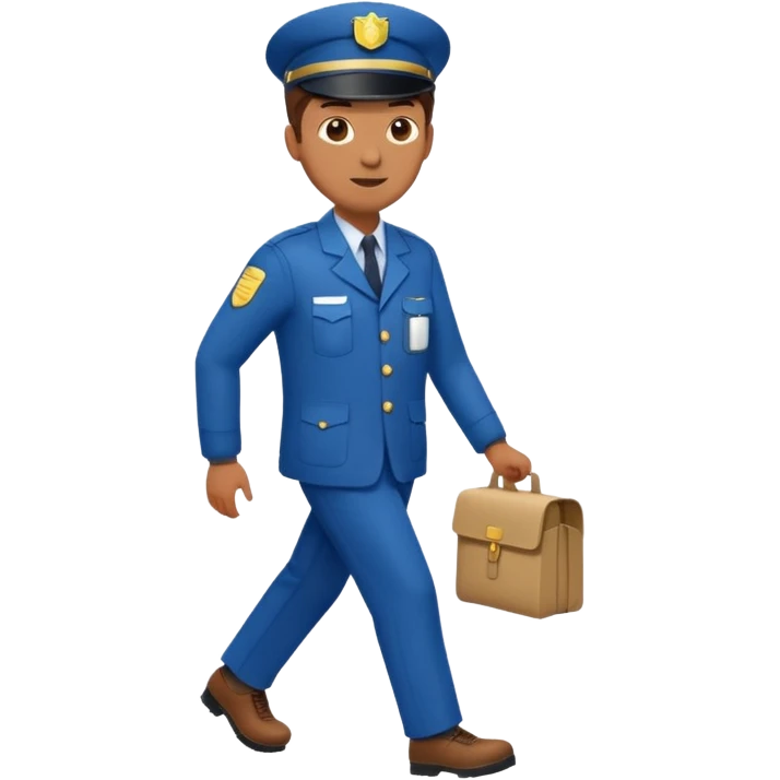 mailman full body walking emoji