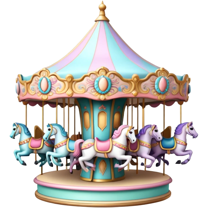 Pastel carousel emoji