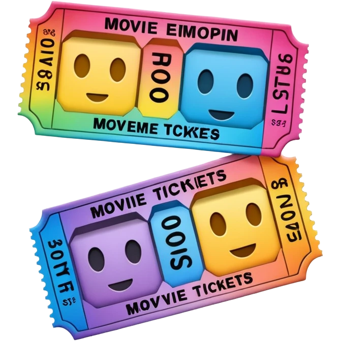 Movies tickets  emoji