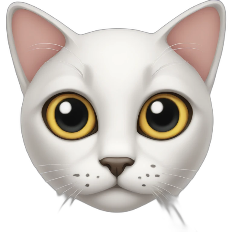 Cat with giant eyes emoji