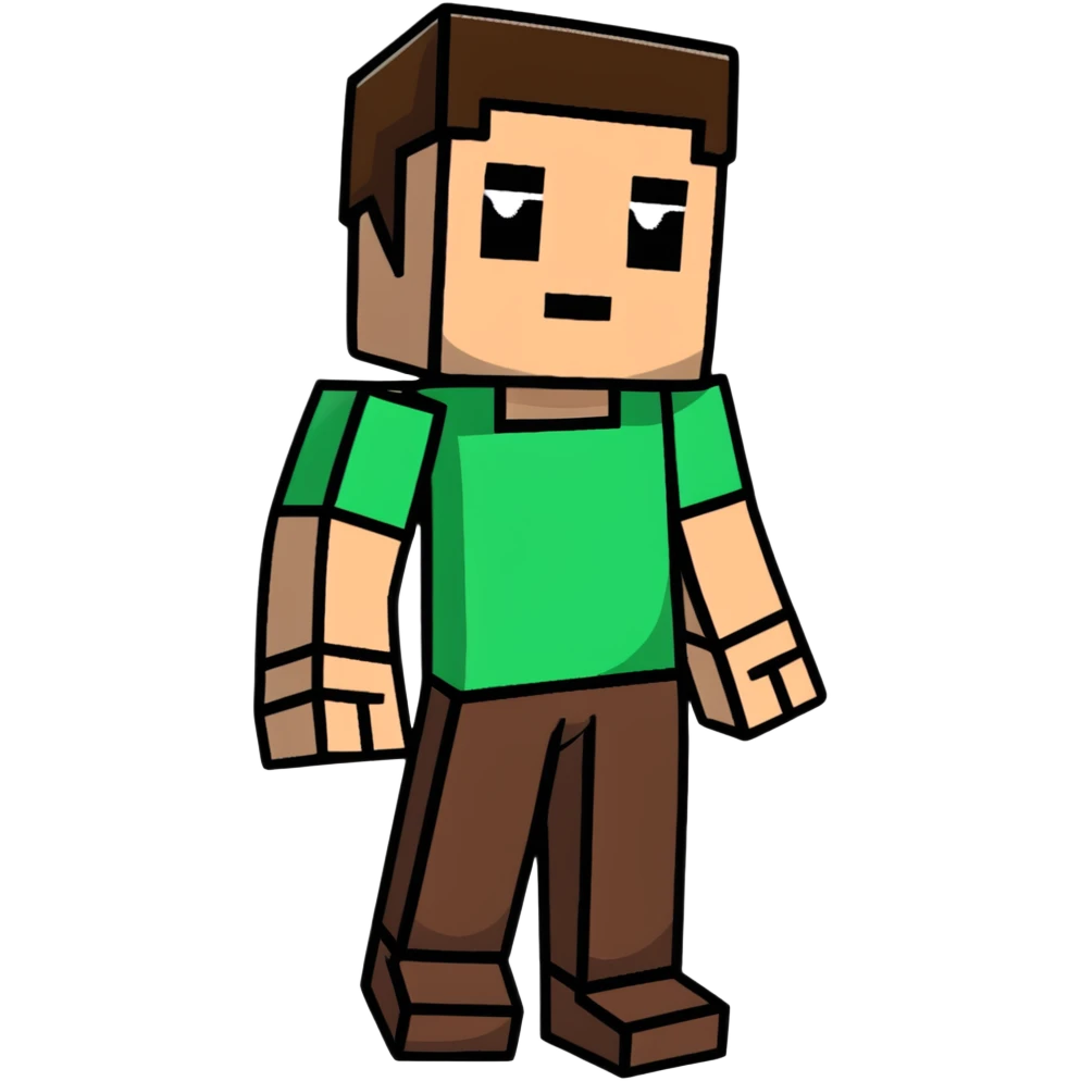 Garetr Garrison from Minecraft movie emoji