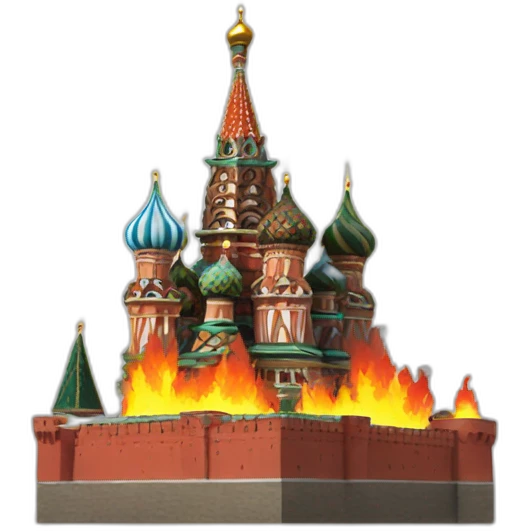 Kremlin fire emoji