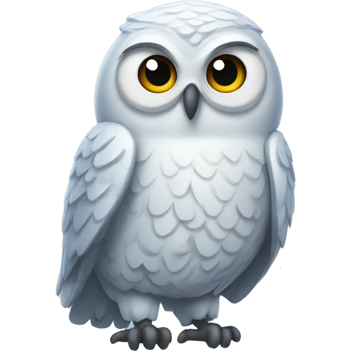Winter owl emoji