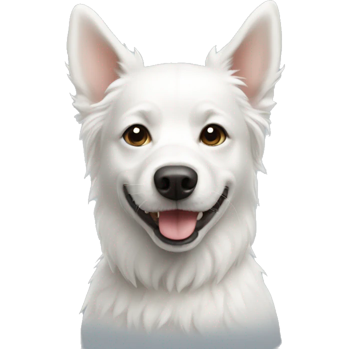 White dog emoji