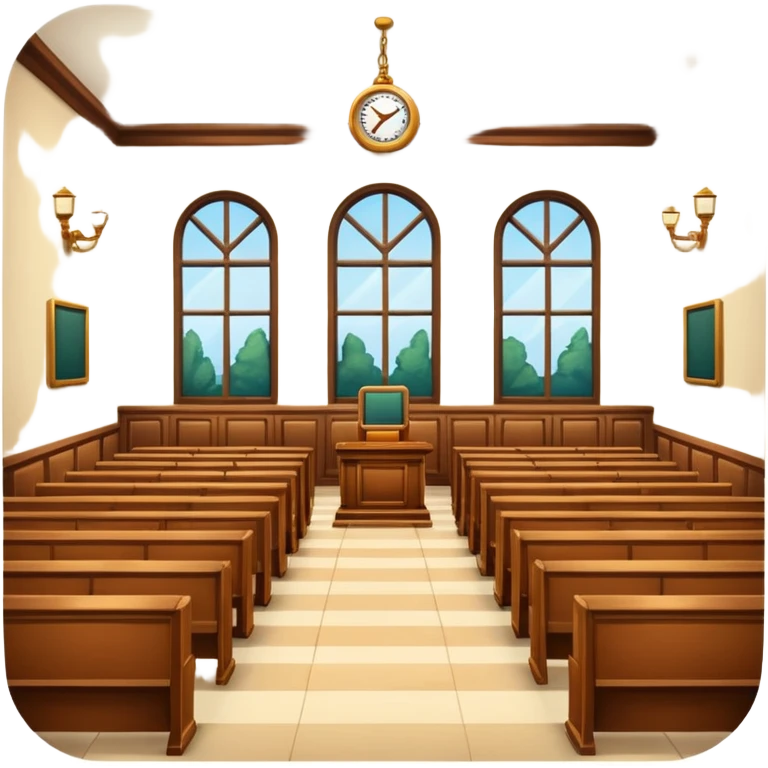 Vintage academia interior emoji