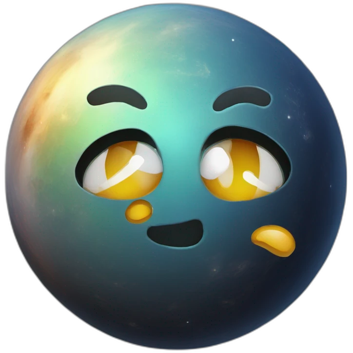 planet mercury with a question mark over emoji