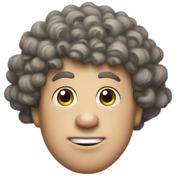 Curly joe of the three stooges emoji