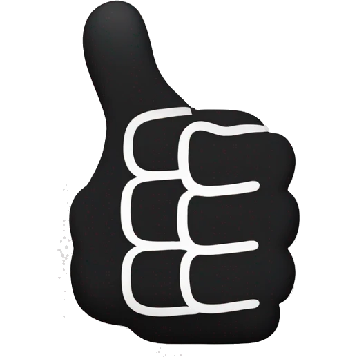 sideways thumbs up emoji
