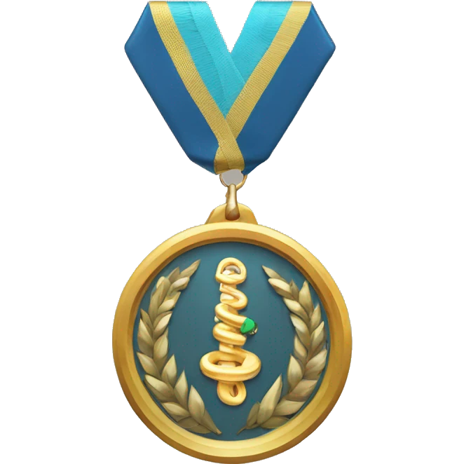 medal consist metorite and snake emoji