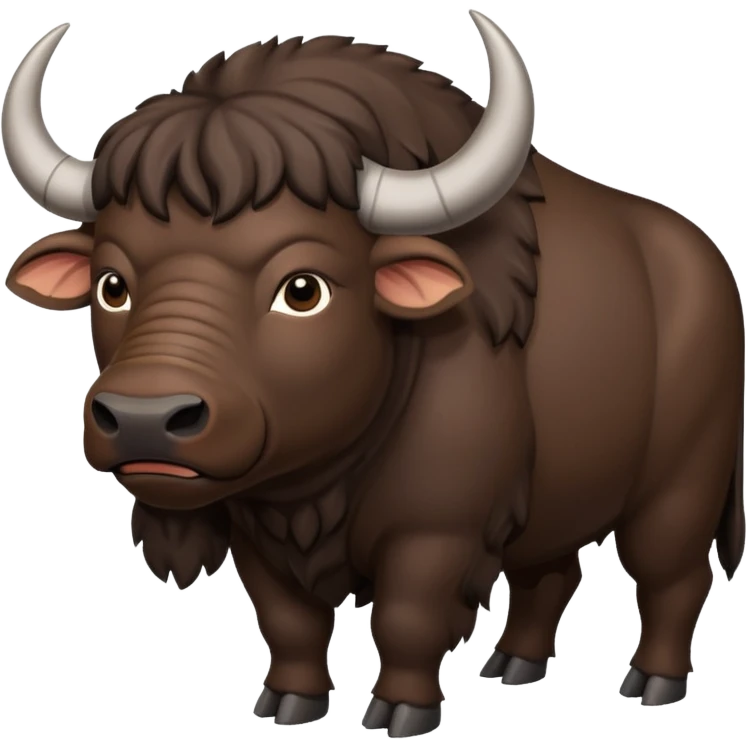 A cape buffalo emoji