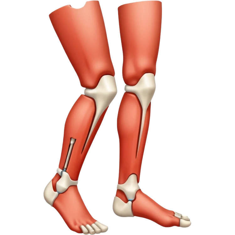 broken bone leg @emoji emoji