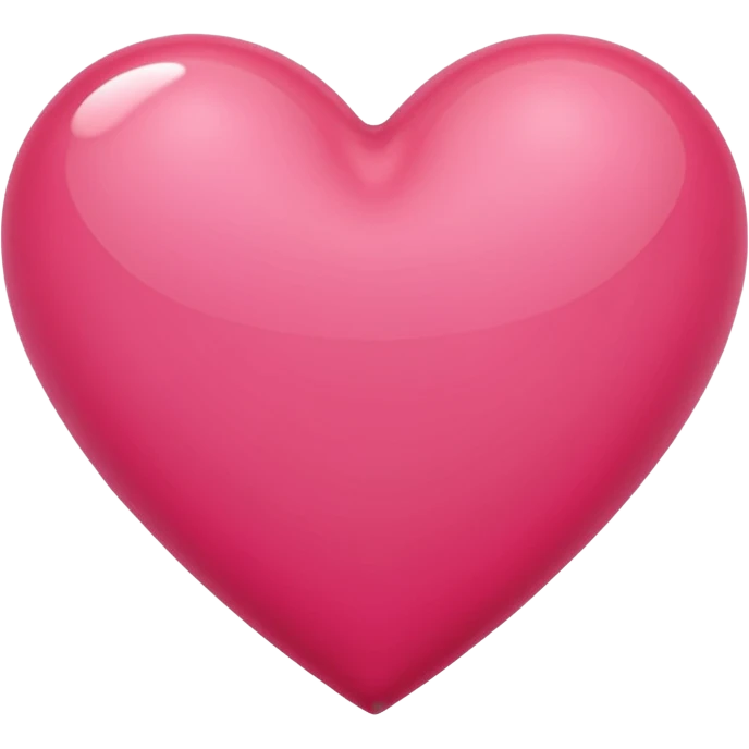 More Bright rose colored heart  emoji