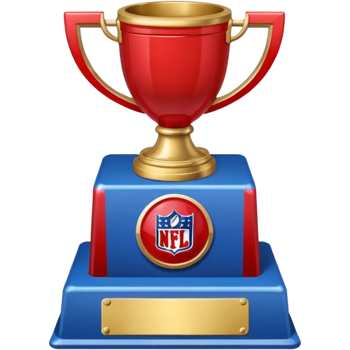 trophy nfl blue (#00A3E0) and red (#F9423A) emoji