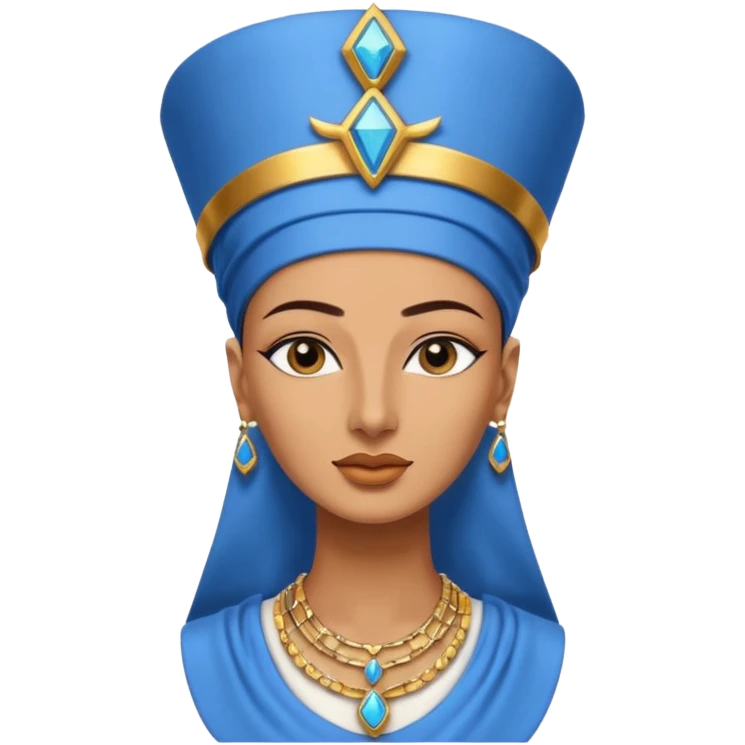 Bust of Nefertiti emoji