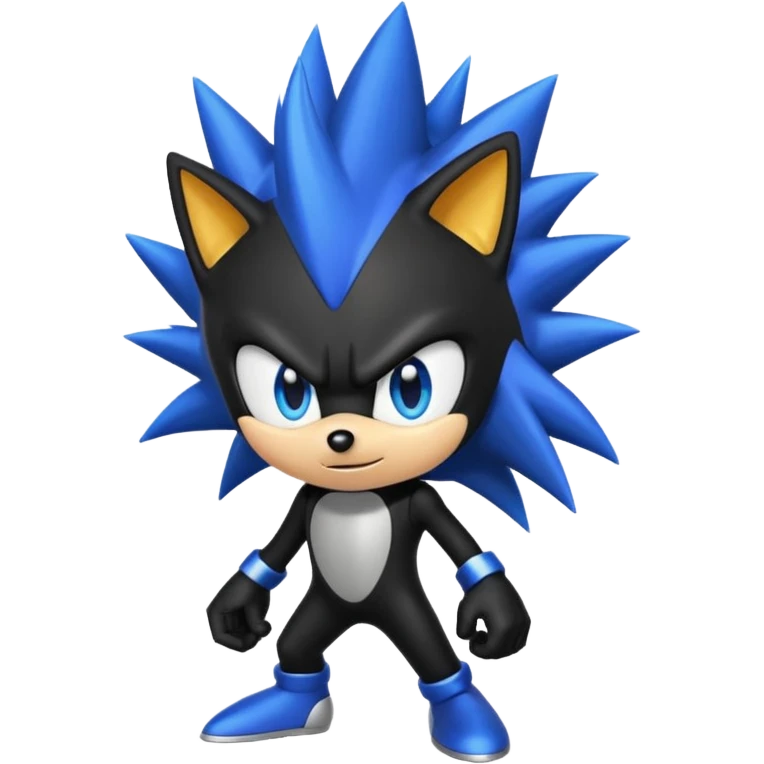 Black sonic emoji