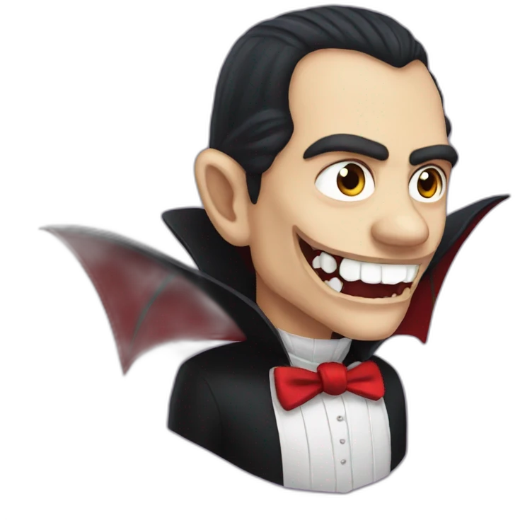 Noteeth dracula emoji