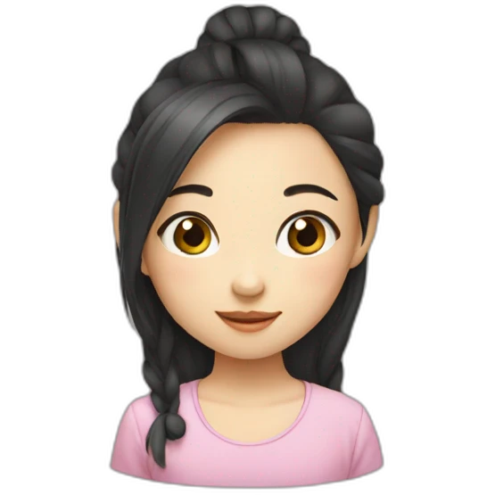 cute asian girl emoji