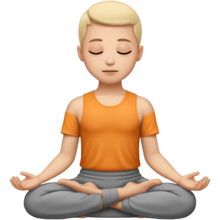 meditation emoji