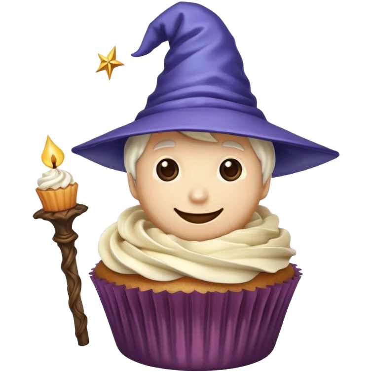 Cupcake mage emoji