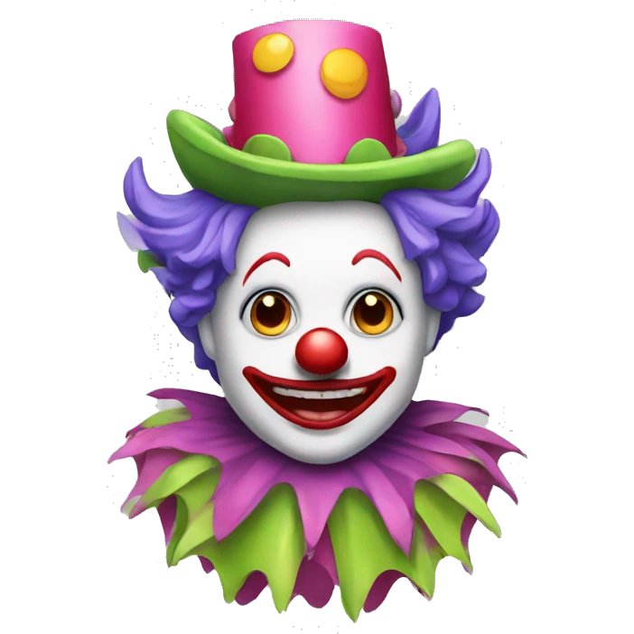 Fairy clown emoji