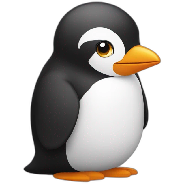 Pingouin love emoji
