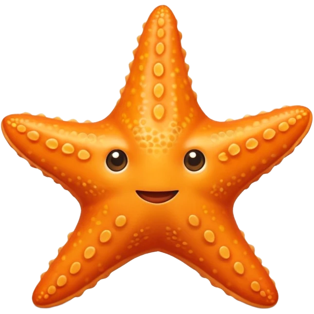 starfish object icon, cute starfish, slightly glossy texture, 3D cartoon, soft shadow, mobile game icon style, centered, clean background, no text, no watermark emoji
