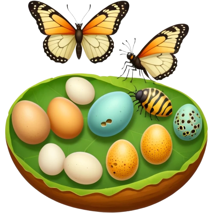 butterfly life cycle emoji