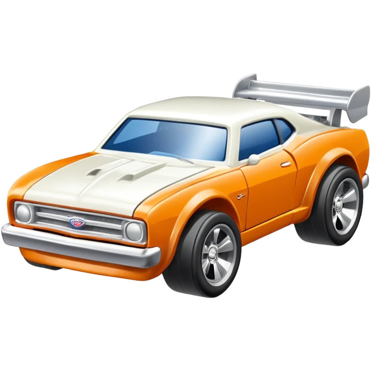 Машинка HotWheels белого цвета в классической упаковке HotWheels. emoji