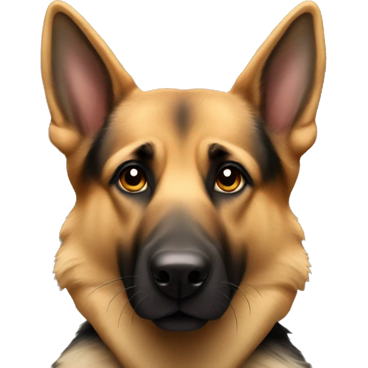 German shepherd  emoji