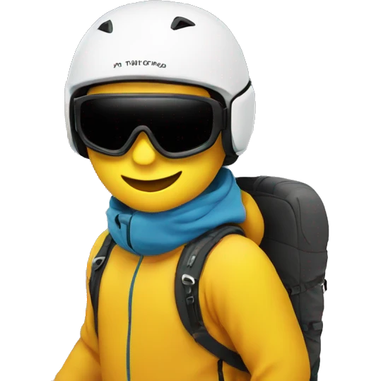 Skier on mounta emoji