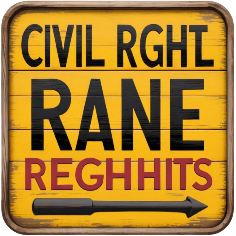 Civil Rights Sign emoji
