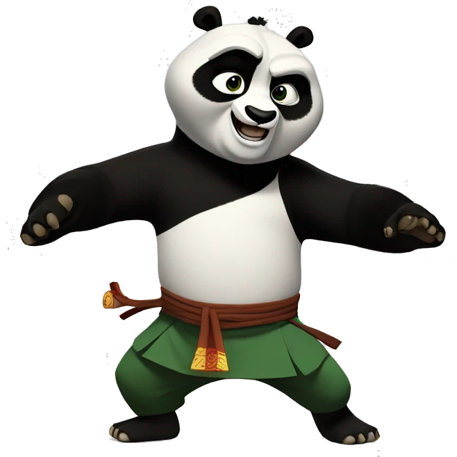 Kung fu panda emoji