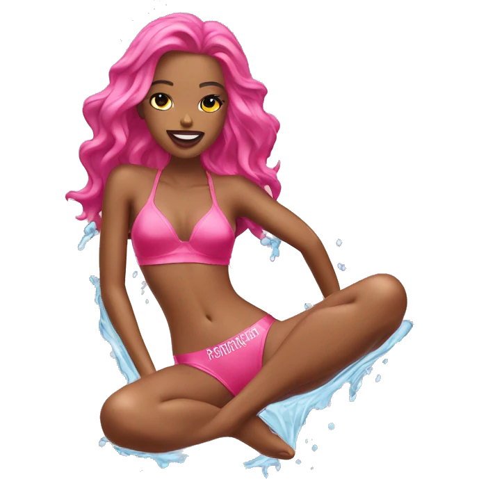 Body splash de victoria secret, romántica emoji