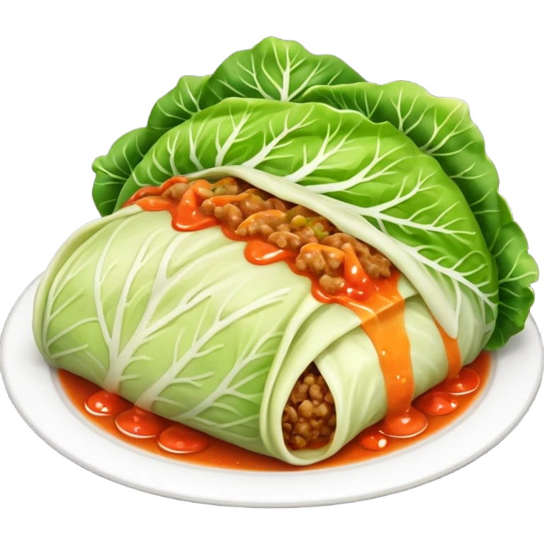 Cabbage roll emoji