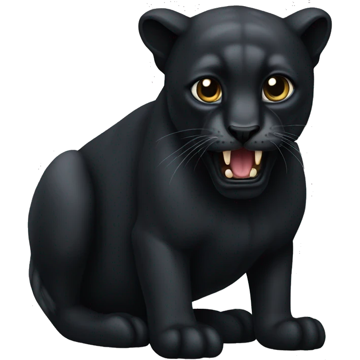 Animal pantera negra emoji